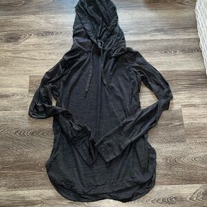 Gaiam Movement Hoodie Womens Size Small Heather Gray Long Sleeve